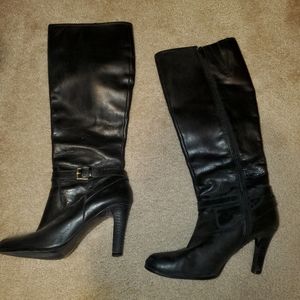 Leather boots